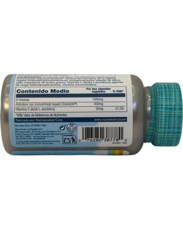 SOLARAY D-MANOSE COM CRANACTIN, 60 CÁPSULAS VEGETAIS