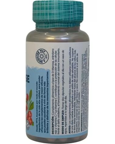 SOLARAY D-MANOSE COM CRANACTIN, 60 CÁPSULAS VEGETAIS