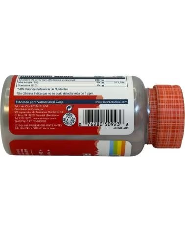 SOLARAY LEVEDURA DE ARROZ VERMELHO PLUS Q10, 60 CÁPSULAS VEGETAIS