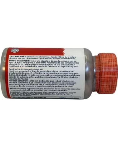 SOLARAY LEVEDURA DE ARROZ VERMELHO PLUS Q10, 60 CÁPSULAS VEGETAIS