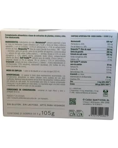 SANTIVERI METABOLIC 1 MONODOSIS 21 SOBRES
