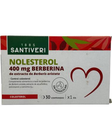 SANTIVERI NOLESTEROL CON BERBERINA 400MG - 30 COMPRIMIDOS