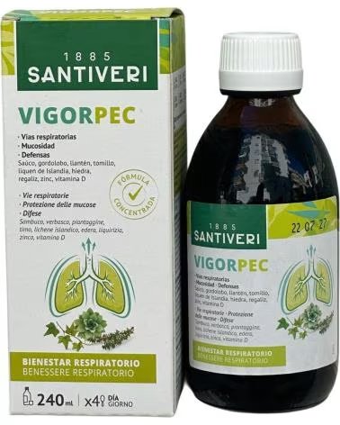 SANTIVERI VIGOR-PEC JARABE 240ML SUPLEMENTO NATURAL