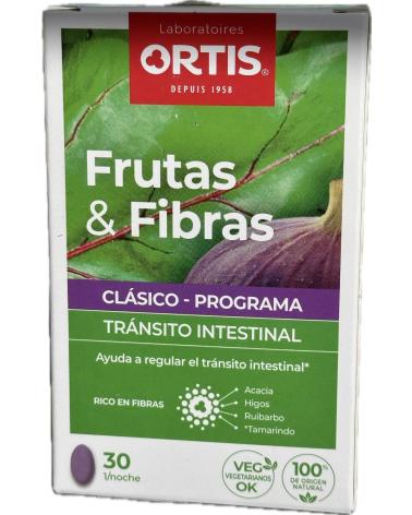 LABORATORIO ORTIS FRUTAS Y FIBRAS CLÁSICO 30 COMPRIMIDOS