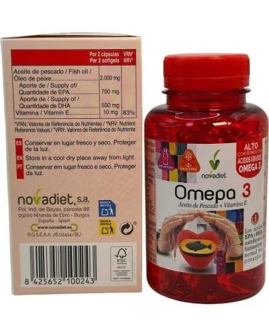 NOVADIET OMEPA 3 CON VITAMINA E 90 PERLAS