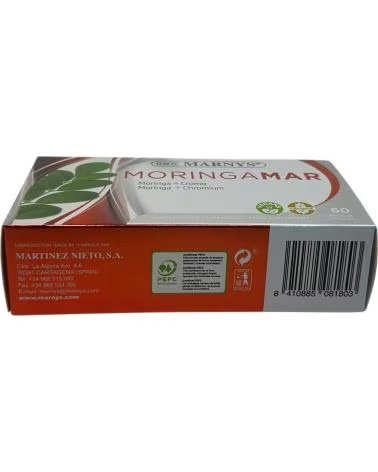 MARNYS MORINGAMAR MORINGA COM CRÓMIO 60 CÁPSULAS
