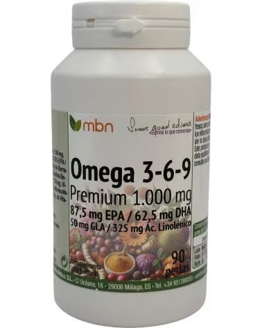 MANABIOS OMÉGA 3 6 9 PREMIUM 1000MG - 90 PERLES