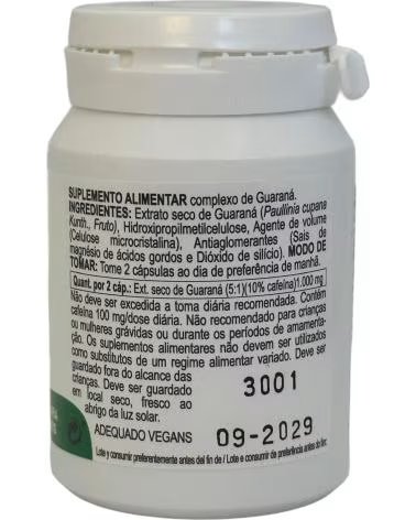 INTEGRALIA EXTRATO SECO DE GUARANÁ PAULLINIA CUPANA 60 CÁPSULAS