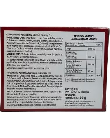 INTEGRALIA CUCURBITA FORTE 60 CÁPSULAS SAÚDE PROSTÁTICA