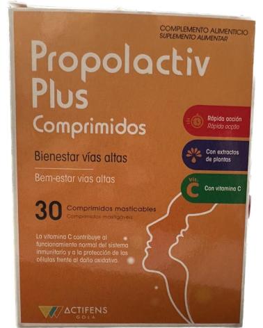HERBORA PROPOLACTIV PLUS 30 COMPRIMIDOS CON PRÓPOLIS Y VITAMINA C