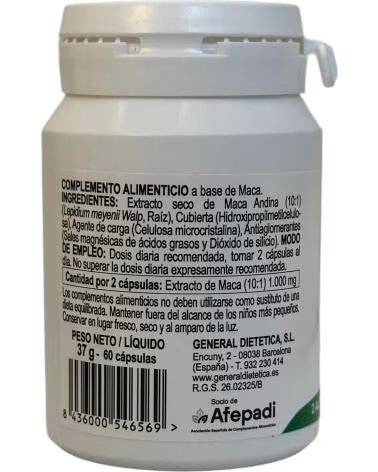 INTEGRALIA MACA ANDINA 60 CÁPSULAS