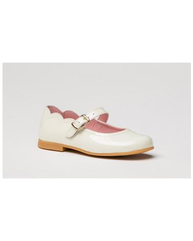 Ballerines pour Fille ANGELITOS FRANCESITA PIEL 1100 BEIGE