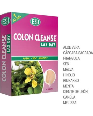 ESI COLON CLEANSE LAX DAY 30 TABLETAS