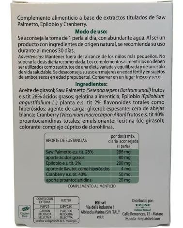 ESI PROSTERBE REFUERZO PROSTÁTICO 30 PERLAS