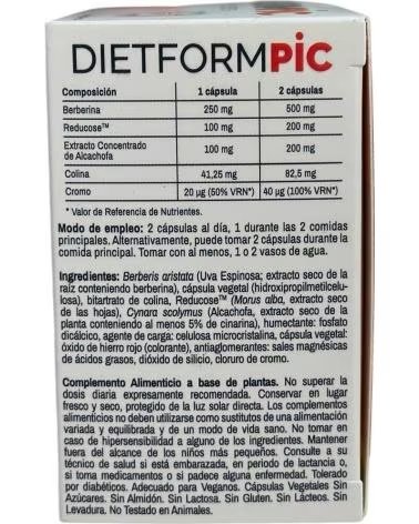 DIETMED DIETFORMPIC COMPLEMENTO ALIMENTICIO 30 CÁPSULAS
