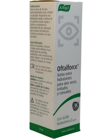 A.VOGEL AVOGEL OFTALFORCE COLIRIO EXTRA HIDRATANTE 10ML