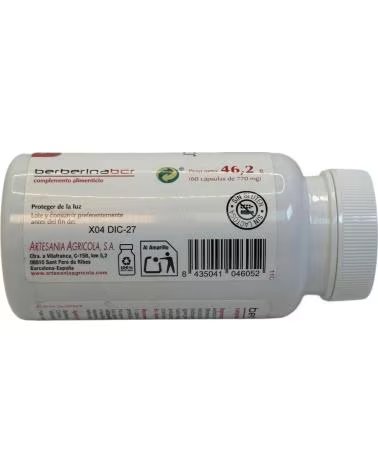 ARTESANIA AGRCOLA ARTESANÍA AGRÍCOLA BERBERINA BCR PLANTIS, 60 CÁPSULAS