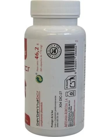 ARTESANIA AGRCOLA ARTESANÍA AGRÍCOLA BERBERINA BCR PLANTIS, 60 CÁPSULAS