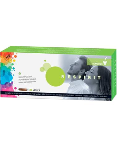 NOVADIET RESPIRIT, 20 VIALES NATURALES