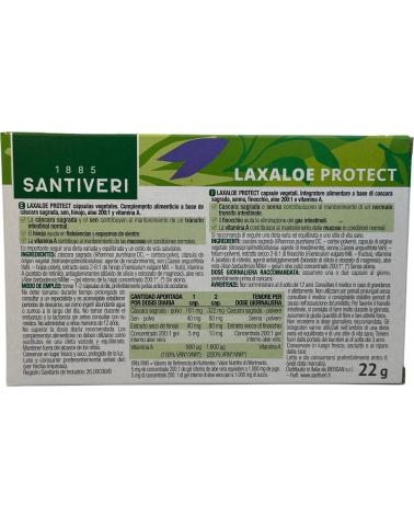 SANTIVERI LAXALOE PROTECT, 60 CÁPSULAS