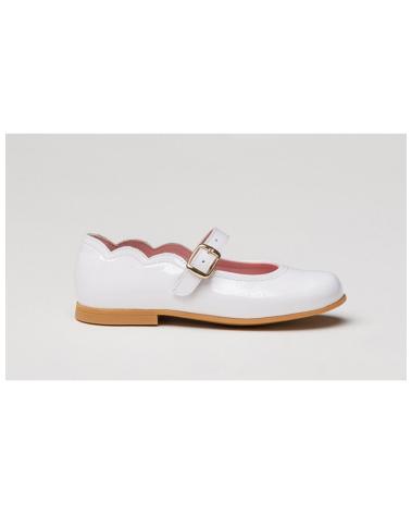 Ballerines pour Fille ANGELITOS FRANCESITA PIEL 1100 BLANCO