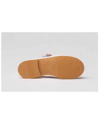 Ballerines pour Fille ANGELITOS FRANCESITA PIEL 1100 BLANCO