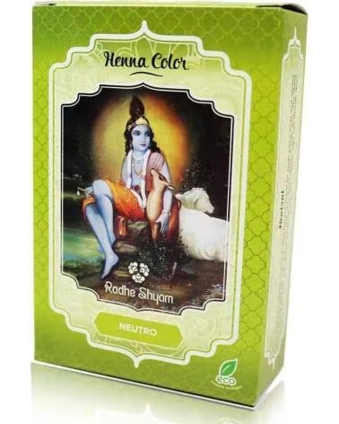 ARTESANIA AGRCOLA RADHE SHYAM HENNA PÓ NEUTRO BIO 100G