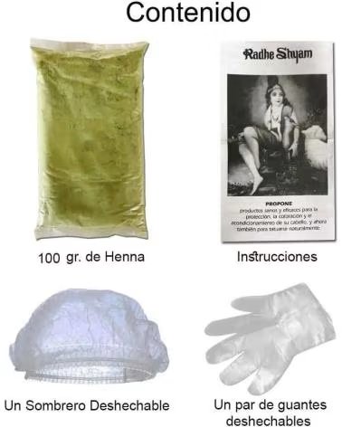 ARTESANIA AGRCOLA RADHE SHYAM HENNA PÓ NEUTRO BIO 100G
