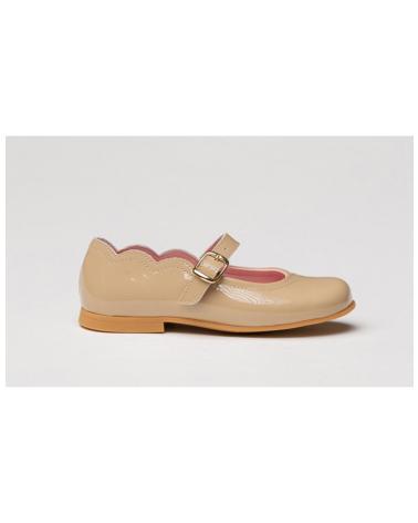 Ballerines pour Fille ANGELITOS FRANCESITA PIEL 1100 CAMEL