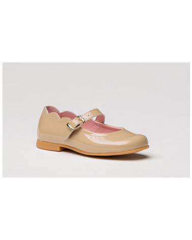 Ballerines pour Fille ANGELITOS FRANCESITA PIEL 1100 CAMEL