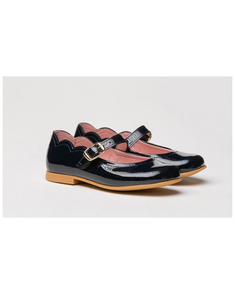 Ballerines pour Fille ANGELITOS FRANCESITA PIEL 1100 MARINO