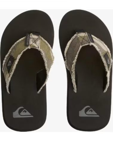 CHINELOS QUIKSILVER MONKEY COM PADRÃO CAMUFLADO NEGRO