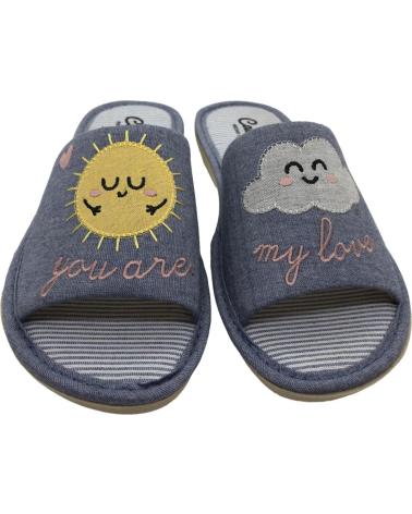 CABRERA ZAPATILLA DE CASA VERANO 2493 AZUL