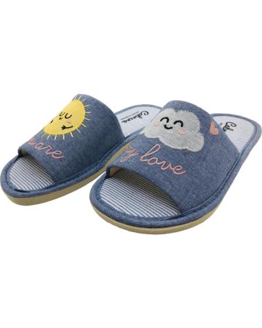 CABRERA ZAPATILLA DE CASA VERANO 2493 AZUL