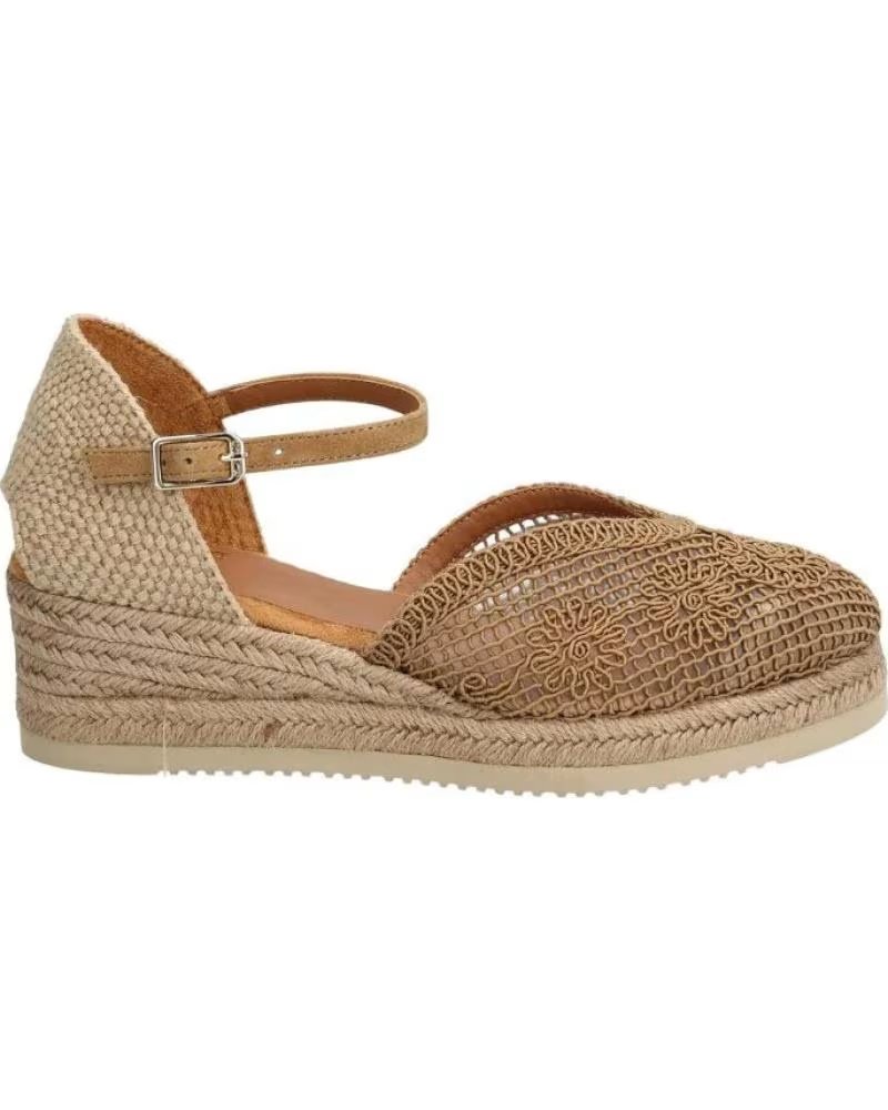 UNISA SANDALIA CEUTA CON CUÑA DE YUTE VERDE