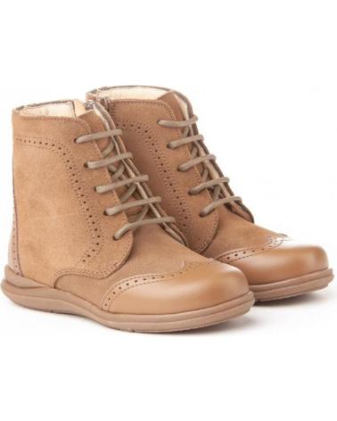 Stivaletti per Bambina ANGELITOS PASCUALONA PIEL 1003 TAUPE