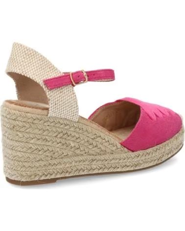 SPORT3PUNTO0 ESPADRILLE-KEILSANDALE TF2921 FUCHSIA VARIOS COLORES
