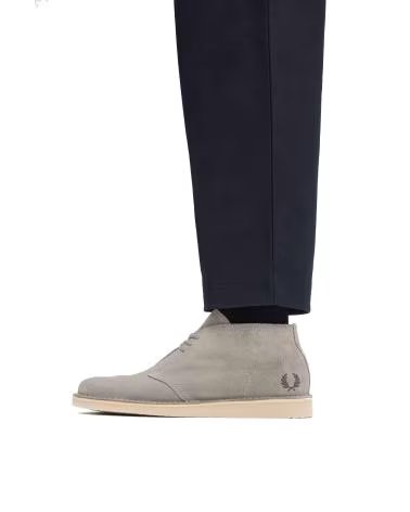 FRED PERRY HAWLEY SUEDE B9352 STIEFEL GRAU GREY