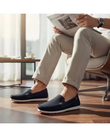 TIMBOS COMFORTABLE PERFORATED LOAFER FOR MEN NEGRO