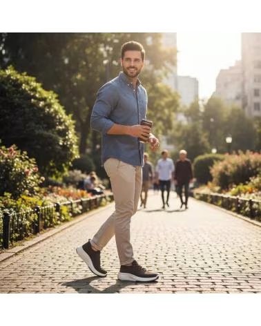 TIMBOS SCARPE SPORTIVE DA UOMO - STILE CASUAL MARRóN
