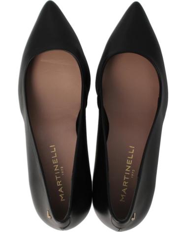 Zapatos de tacón de Mujer MARTINELLI SALON PIEL NEGRO