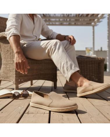 TIMBOS ALPARGATA DE ESPARTO PARA HOMBRE 132834 MARRÓN