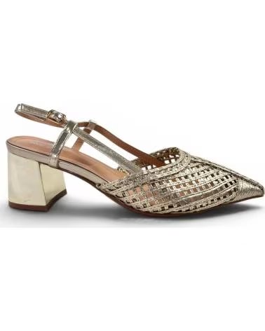 TIMBOS SANDALO CON TACCO DA CERIMONIA 132755 COLOR ORO AMARILLO