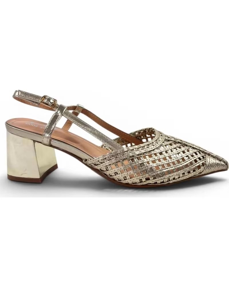 TIMBOS 132755 PARTY-SANDALETTE MIT ABSATZ IN GOLD AMARILLO