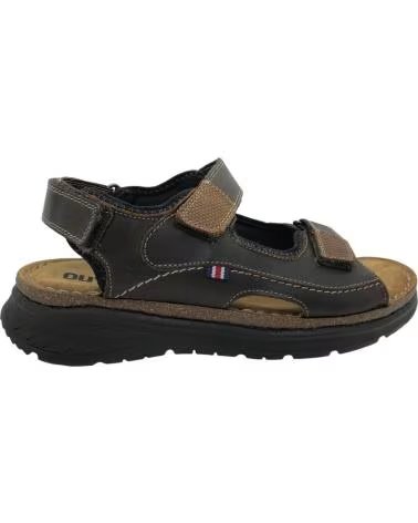 OUTPUT SANDÁLIA DE COURO MASCULINA 3604 MARROM MARRON
