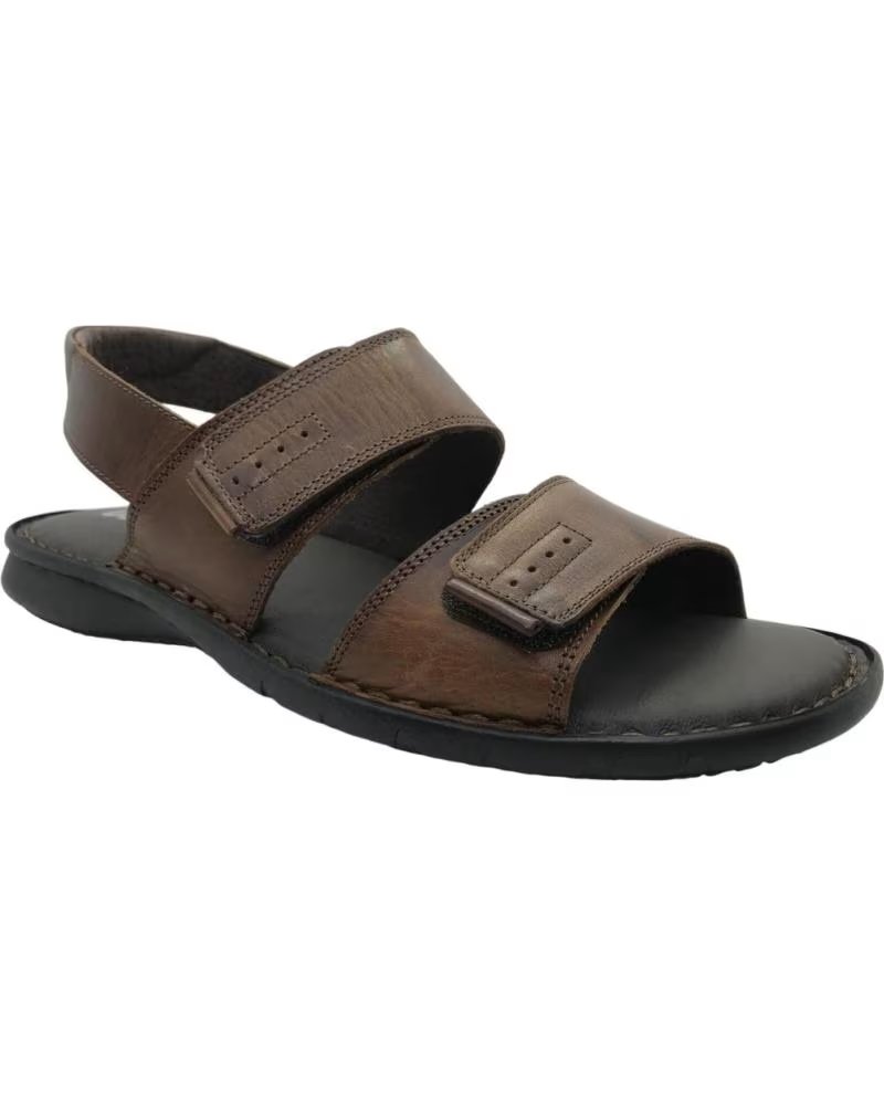 OUTPUT SANDÁLIA DE COURO PARA HOMEM 6756 MARRON