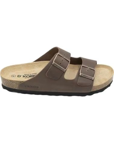 DKORKINS SANDALO BIO ANATOMICO UOMO D´KORKINS PARIS IN PELLE CUERO