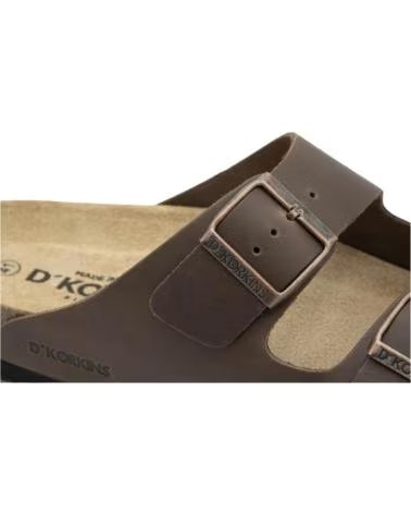 DKORKINS D´KORKINS PARIS MEN´S ANATOMICAL BIO SANDALS LEATHER CUERO