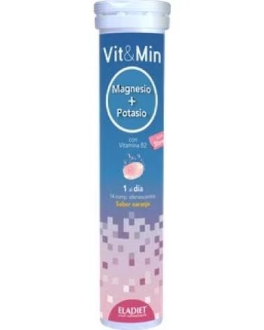 ELADIET VIT&MIN MAGNÉSIUM ET POTASSIUM COMPRIMÉS EFFERVESCENTS