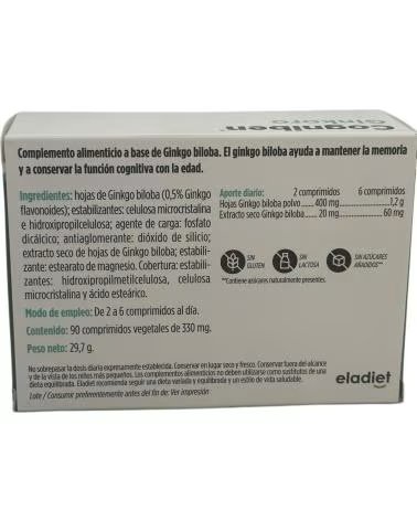 ELADIET GINKORO GINKGO BILOBA 90 COMPRIMIDOS